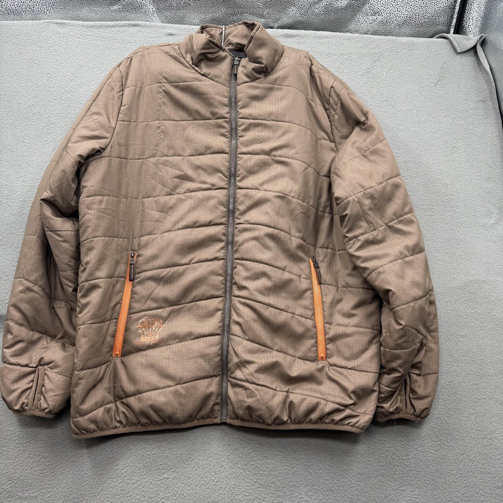 Rocky Athletic Mobility ScentIQ Jacket Mens‎ XL Brown Insulated Full Zip Hunting